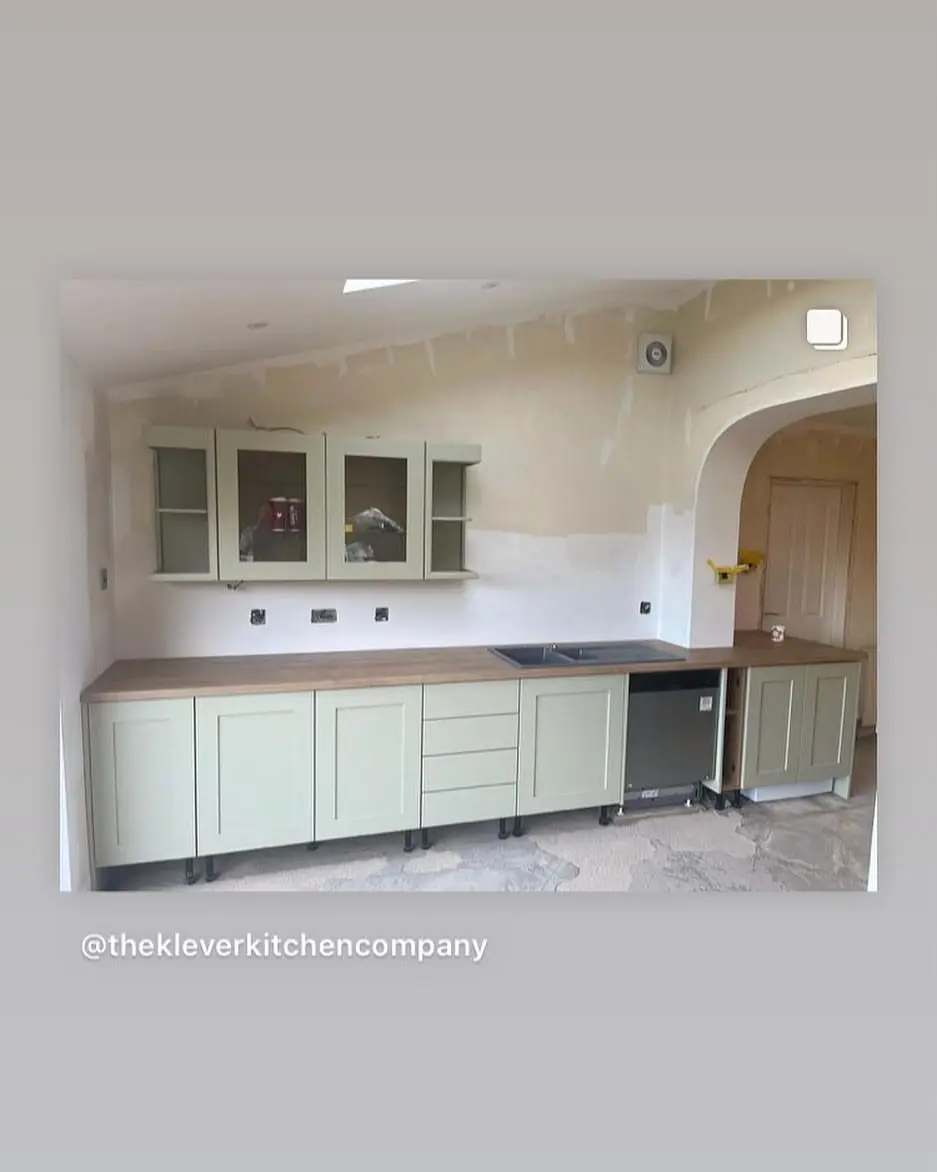 Worktops were some of the trickiest I’ve done in a while. Can you see the joi...